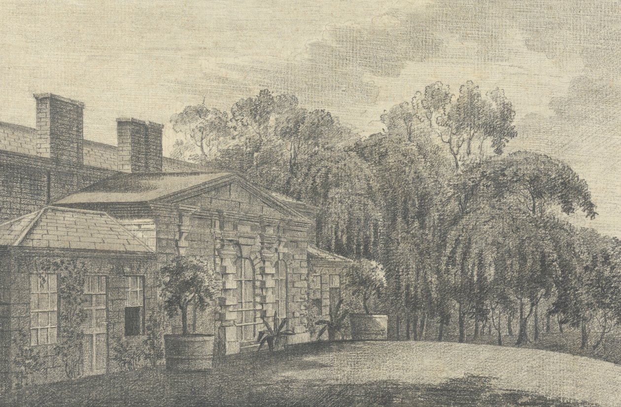 O Conservatório em Wentworth Woodhouse, Yorkshire de Unknown artist