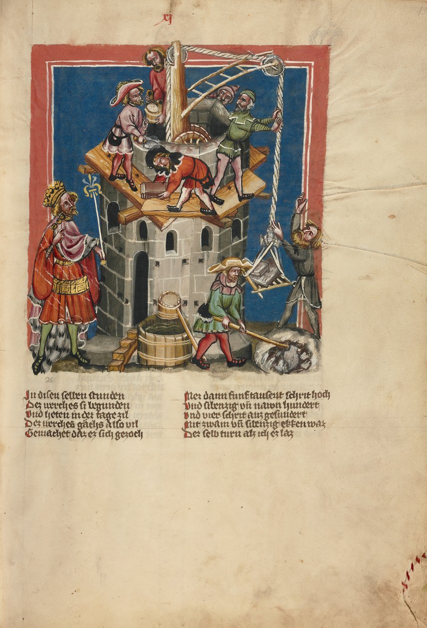 A construção da Torre de Babel de Unknown artist