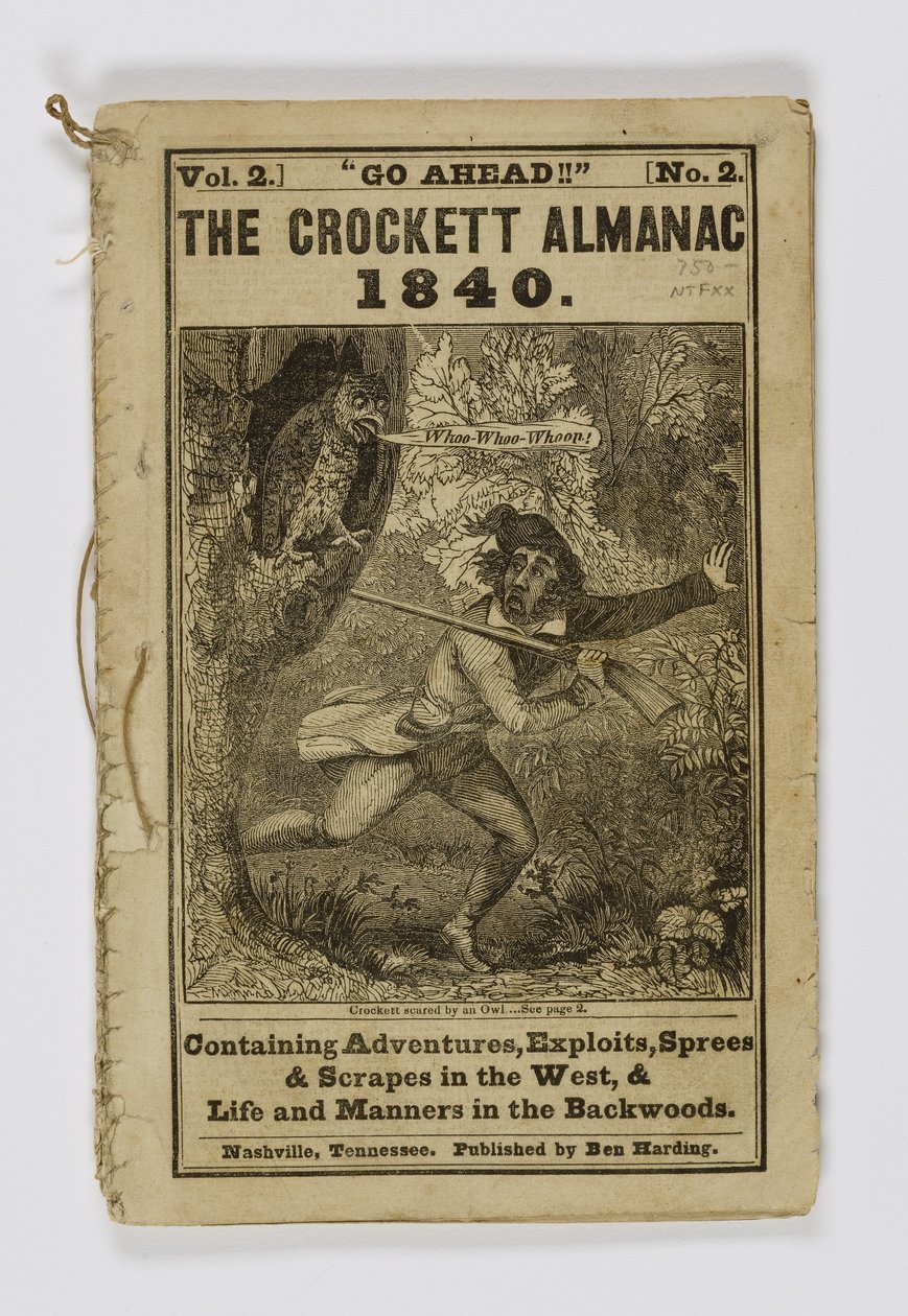 O Almanaque de Crockett de Unknown artist