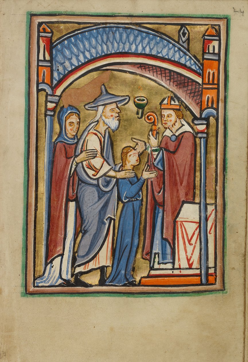 A saída da Virgem do Templo de Unknown artist