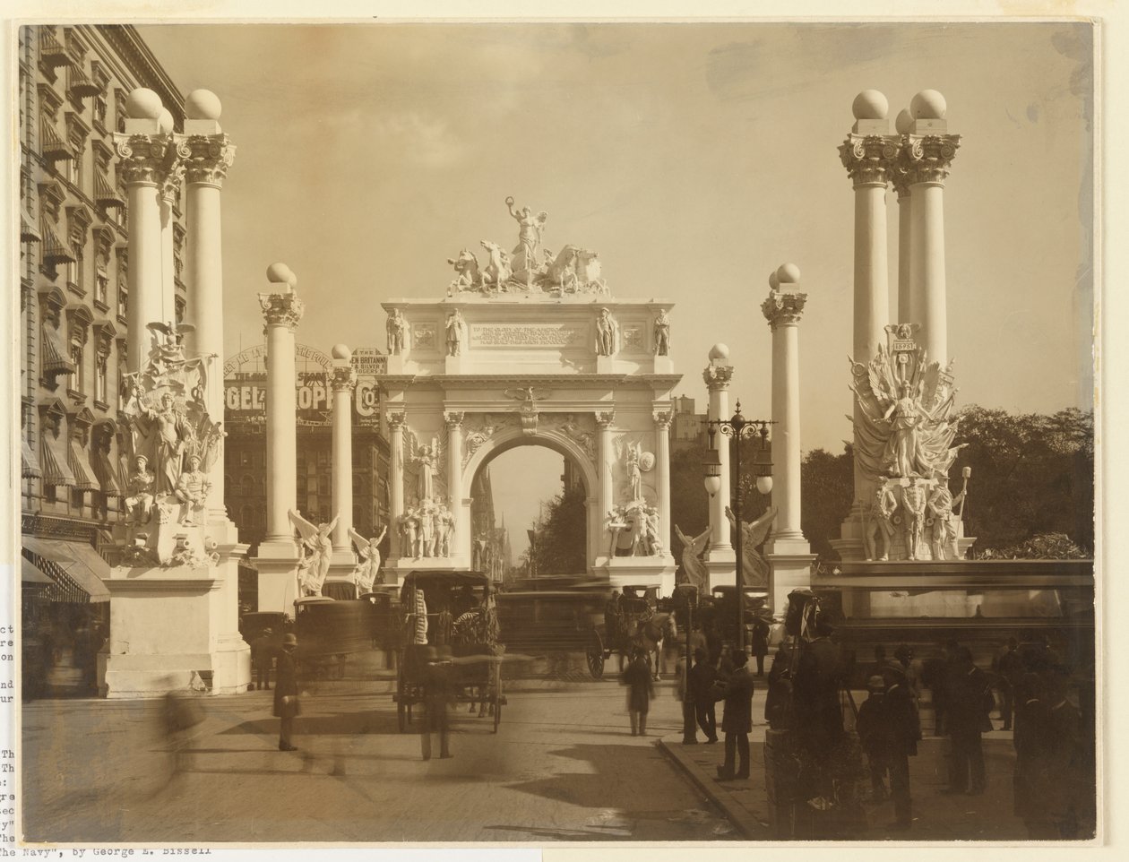 O Dewey Arch, Madison Square, Nova York de Unknown artist