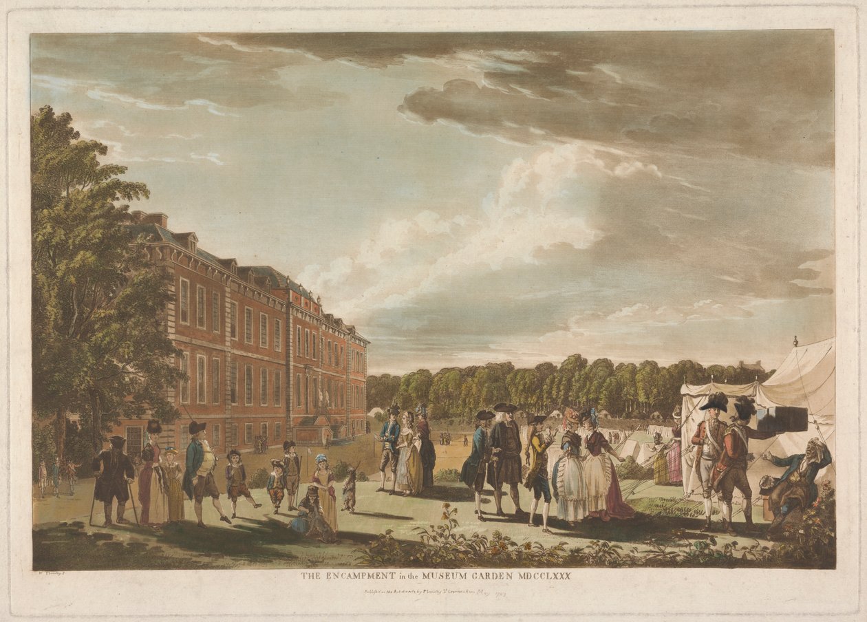 O Acampamento no Jardim do Museu de Unknown artist