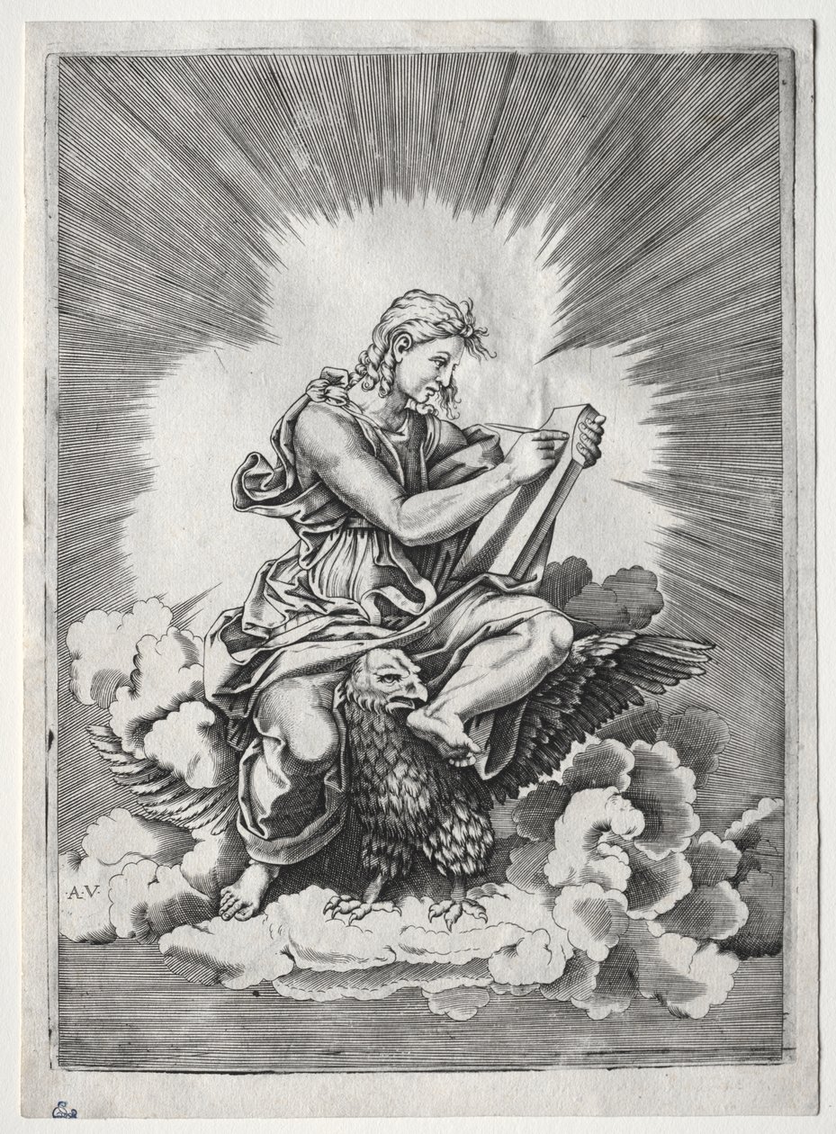 Os Quatro Evangelistas: São João de Unknown artist
