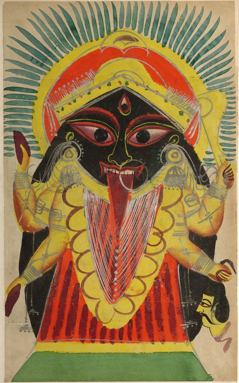 A Deusa Kali (reto) de Unknown artist