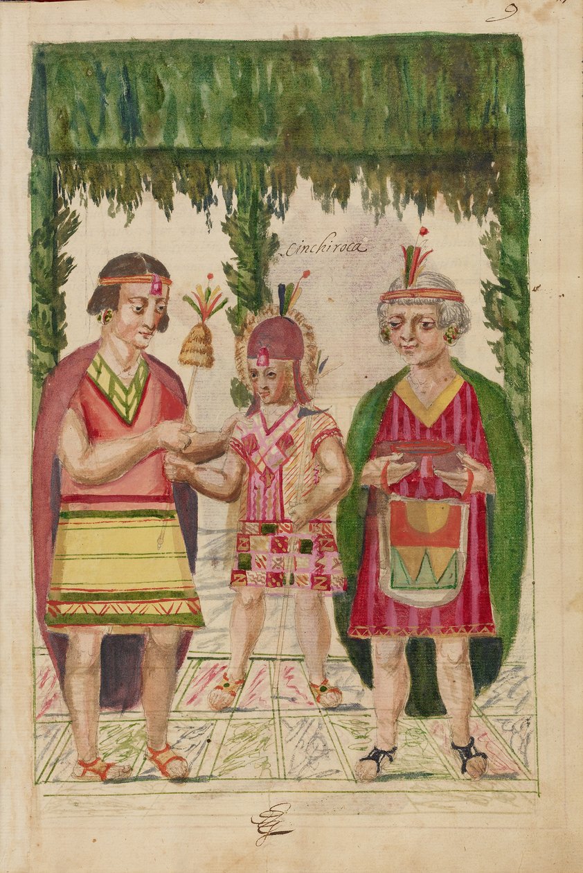 A investidura de Sinchi Roca por Manco Capac de Unknown artist