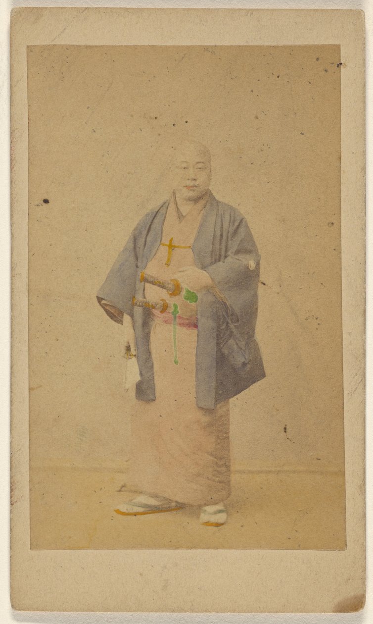 O médico japonês, em traje de exterior. de Unknown artist