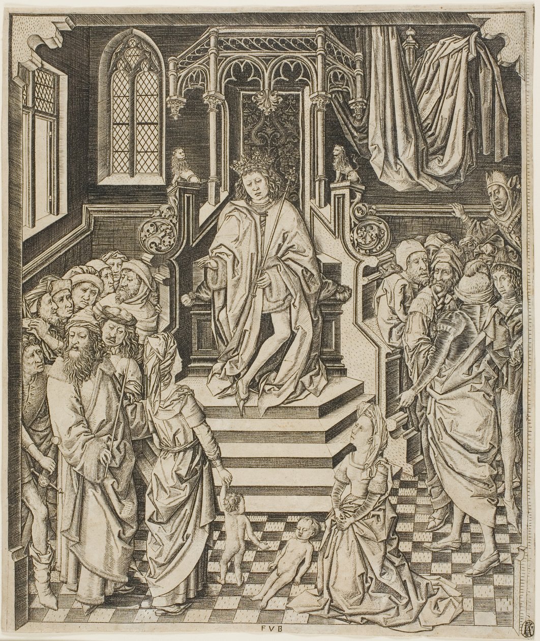 O julgamento de Salomão de Unknown artist