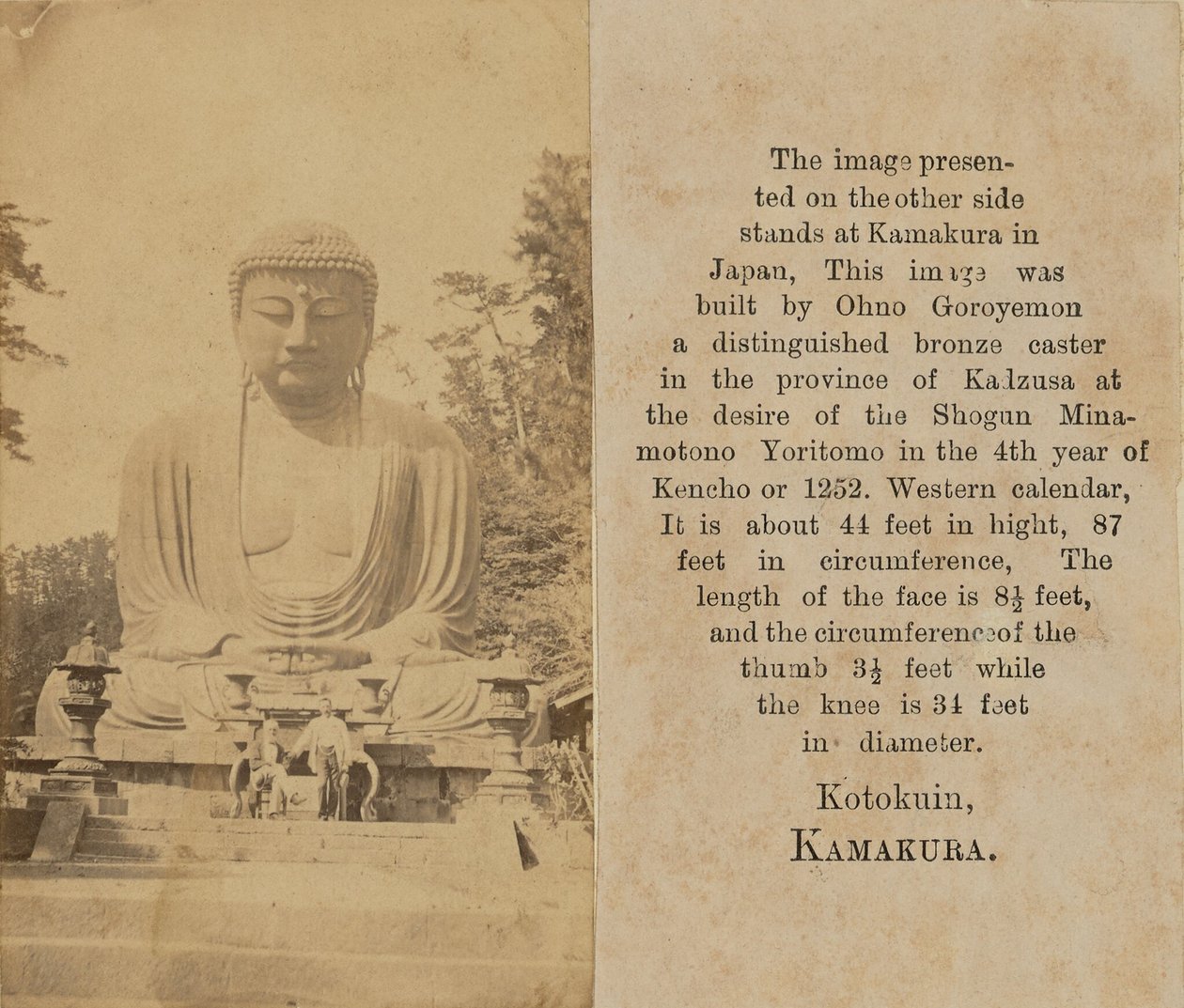 [O Buda de Kamakura] de Unknown artist