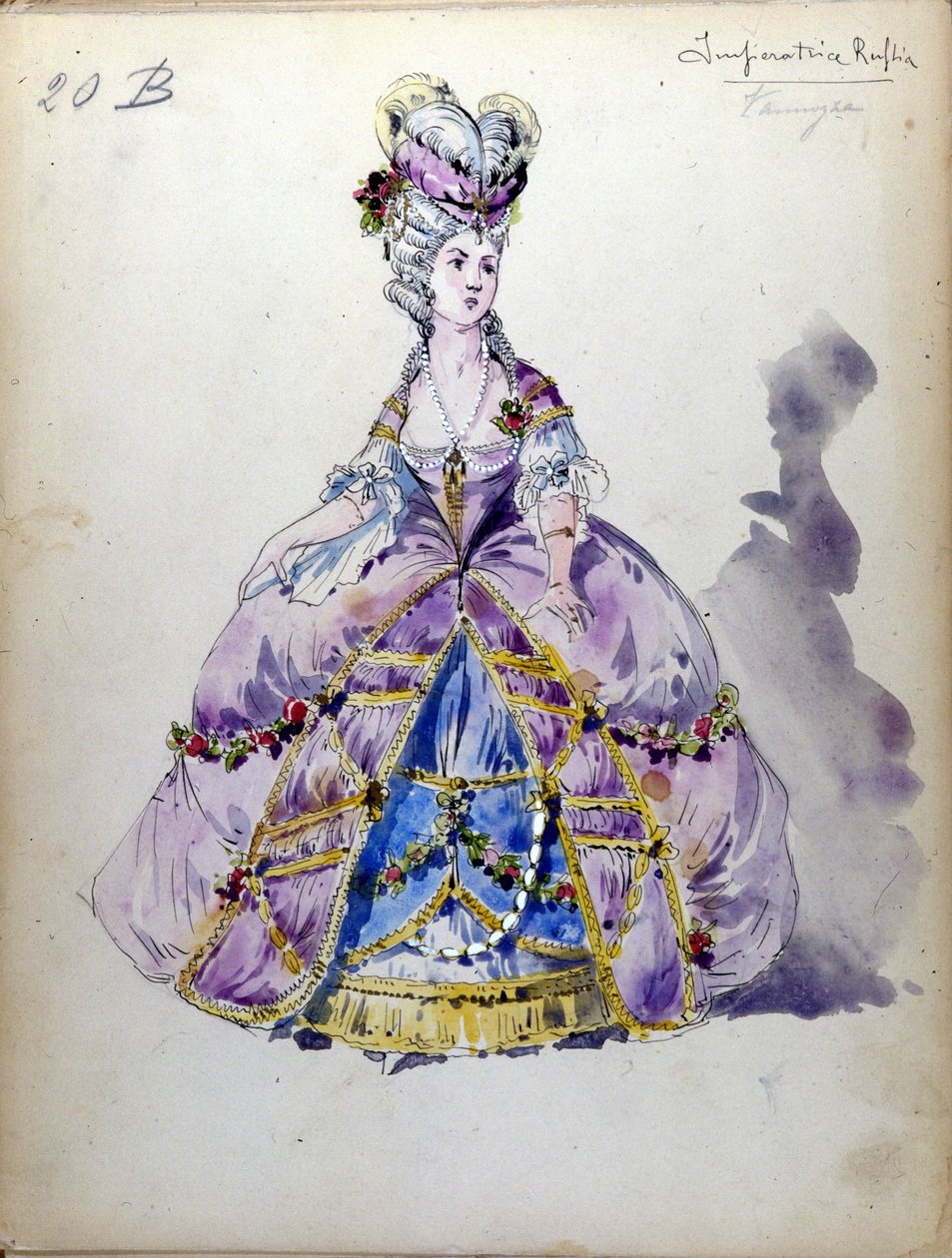 A Dama de Espadas: Ópera composta em 1890 por Piotr ou Petr Ilyich Tchaikovsky (ou Tchaikowsky de Unknown artist