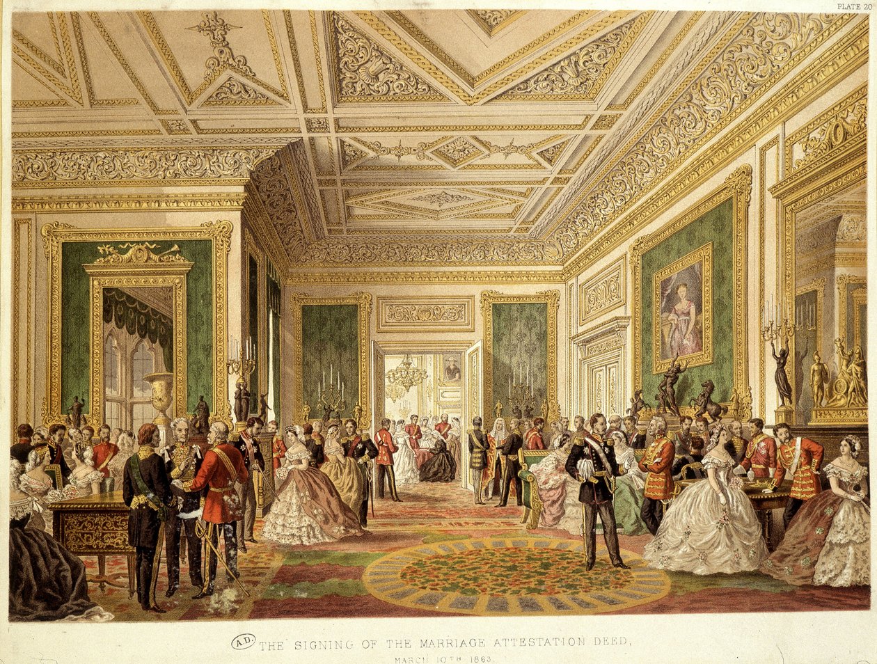 O Casamento do Príncipe de Gales Eduardo VII de Unknown artist