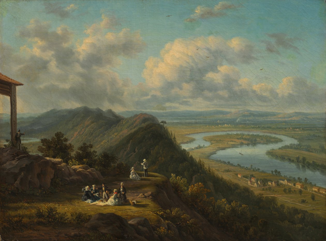 O Oxbow visto do Monte Holyoke de Unknown artist