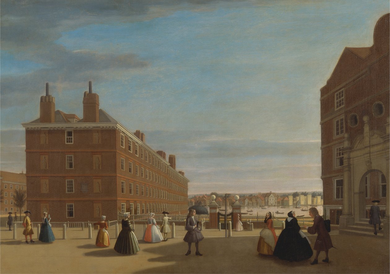 Os Edifícios de Papel, Inner Temple, Londres de Unknown artist