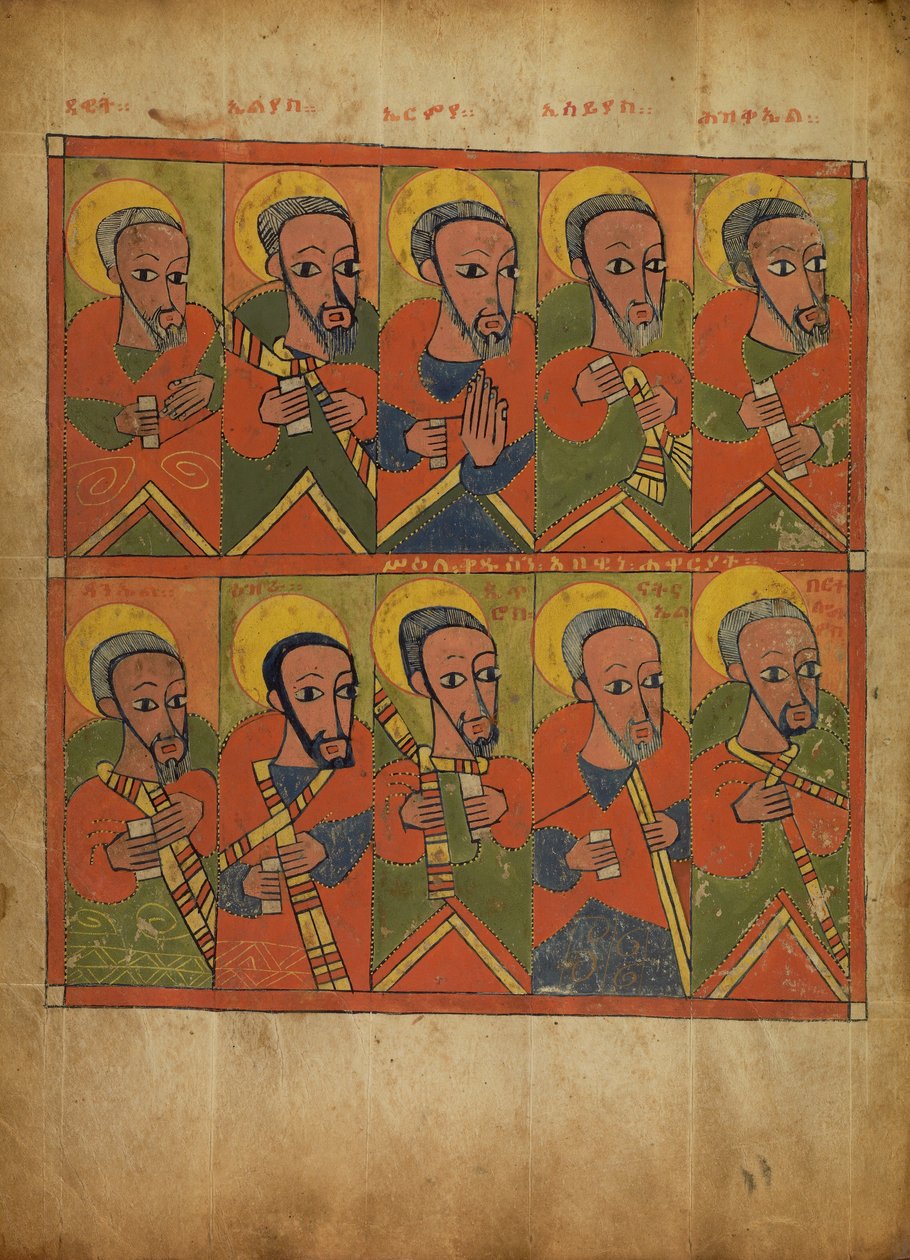 Os profetas e os apóstolos de Unknown artist
