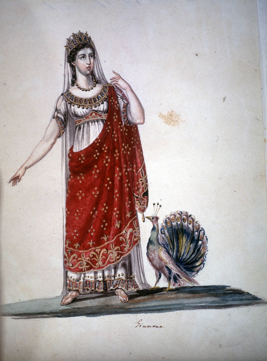 A divindade romana Juno ou Hera entre os gregos. de Unknown artist
