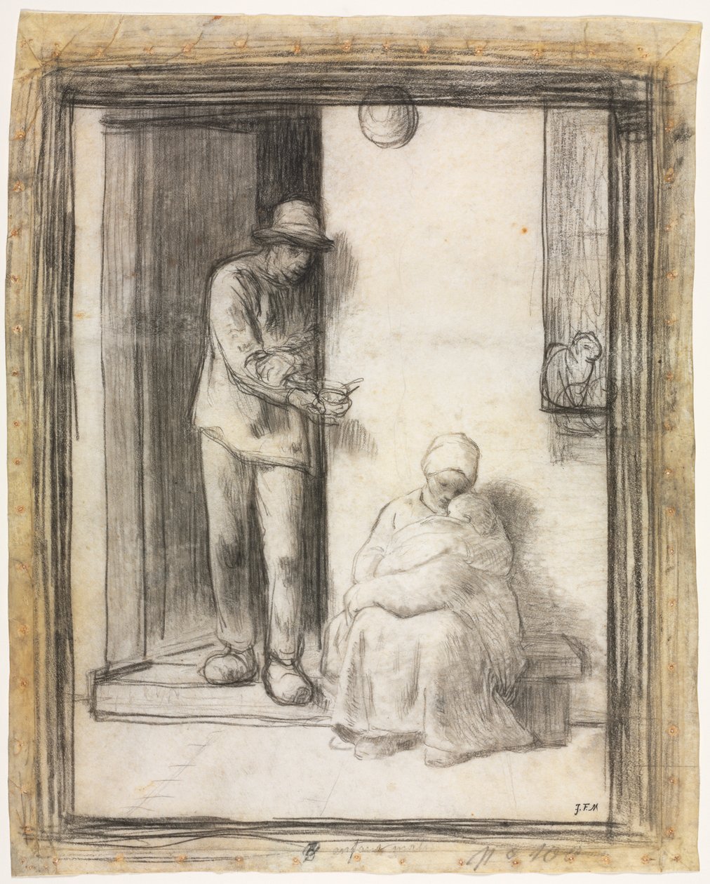 A criança doente de Unknown artist