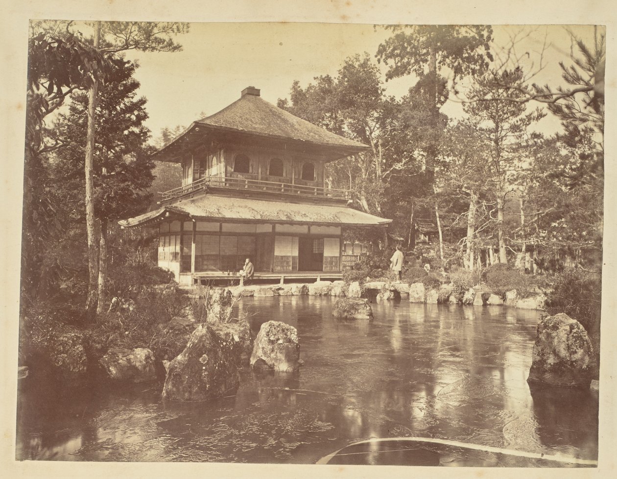 [O Pavilhão de Prata no Templo Jion-ji] de Unknown artist