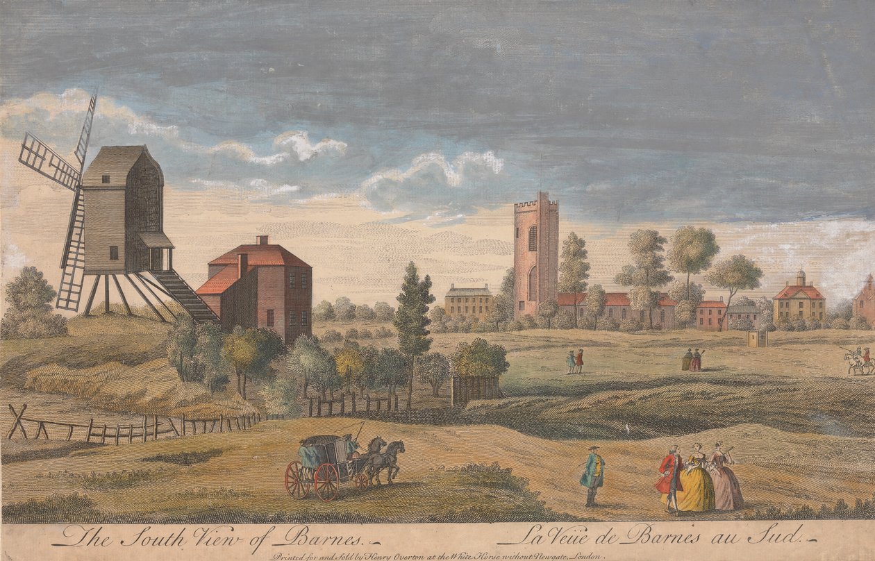 A Vista Sul de Barnes de Unknown artist