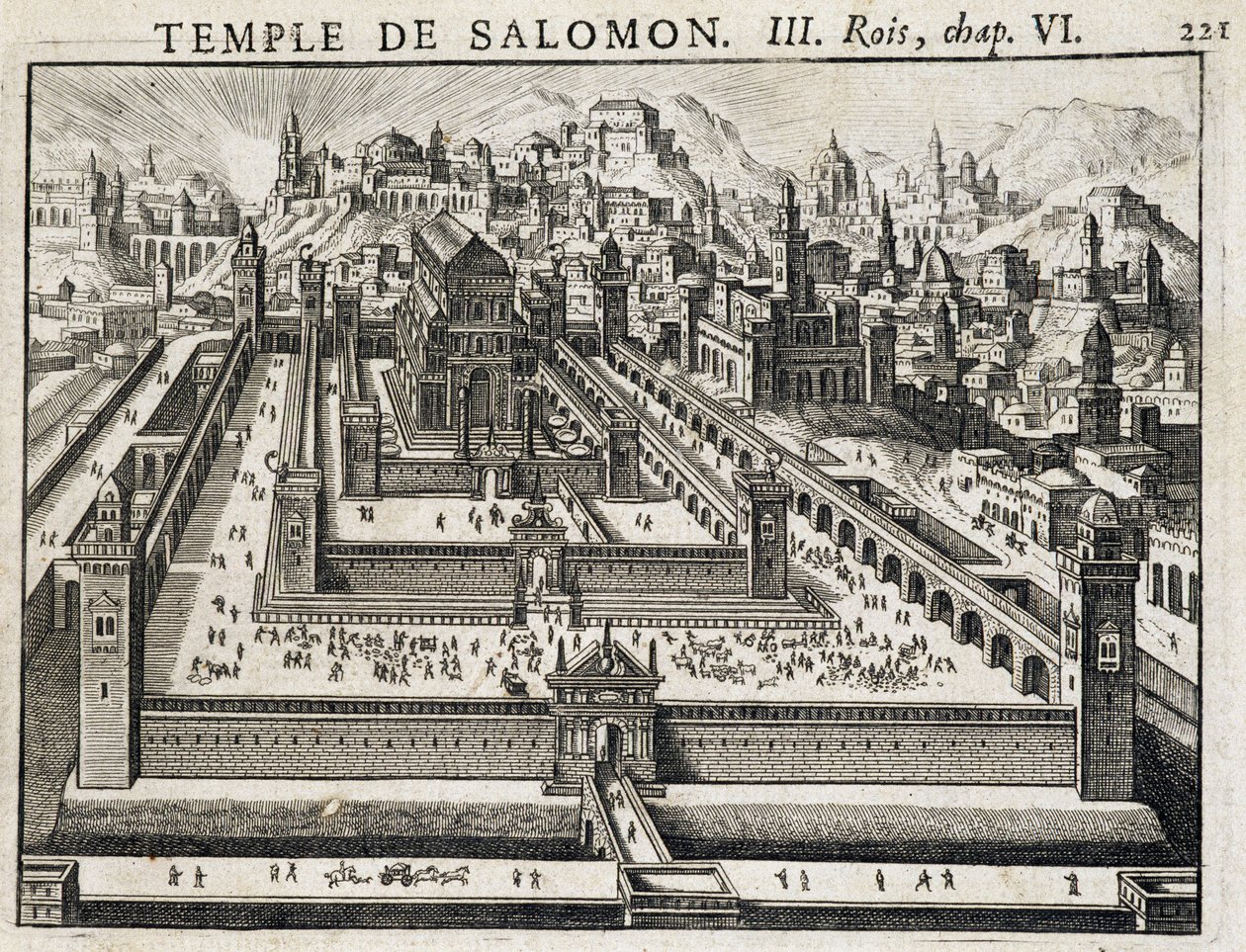 O Templo de Salomão - A Bíblia de Unknown artist