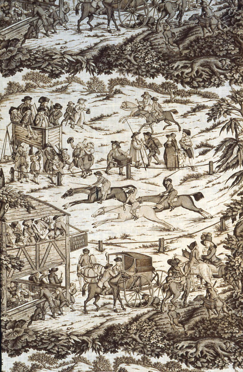 The Turf Inn (Tecido para mobiliário) de Unknown artist