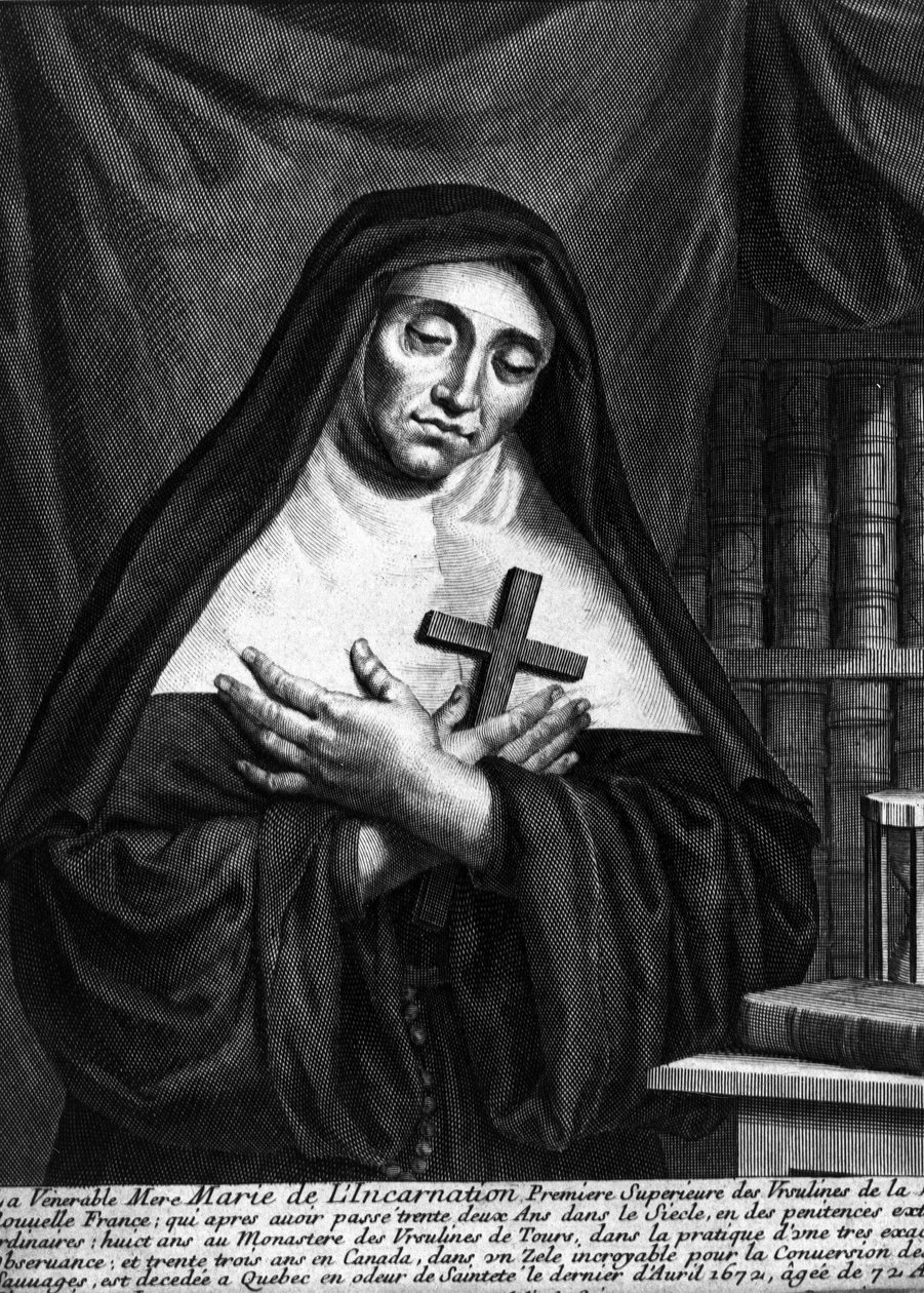 A Venerável Madre Maria da Encarnação. de Unknown artist
