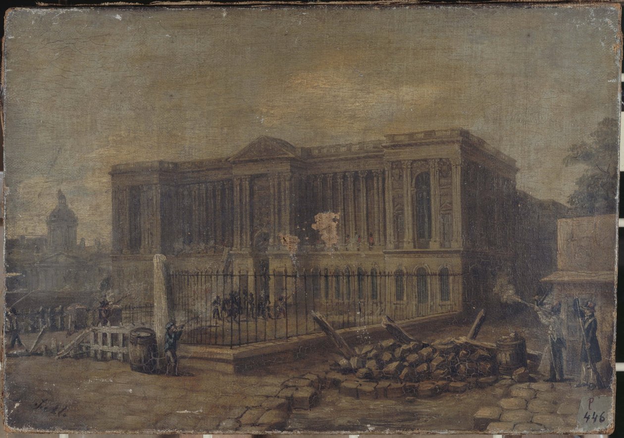 O ataque ao Louvre, 29 de julho de Unknown artist