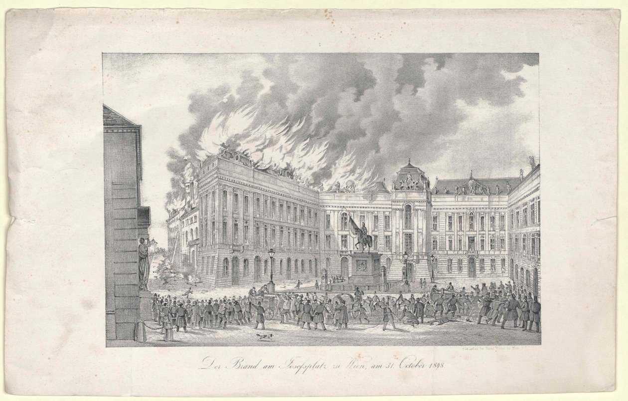 O incêndio na Praça Joseph