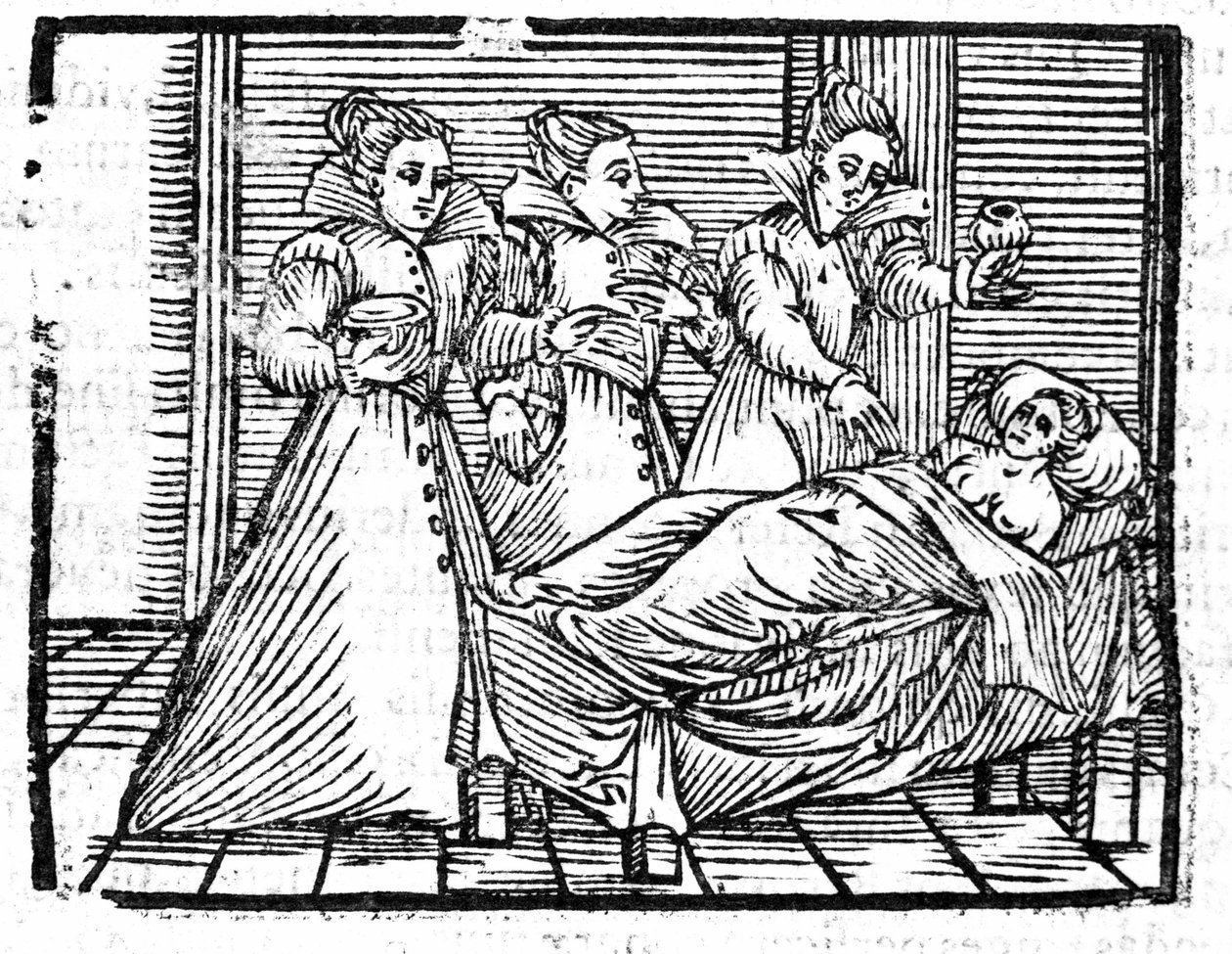 A morte da bruxa por Francesco Guaccio "Compendium Maleficarum" Milan 1608. de Unknown artist