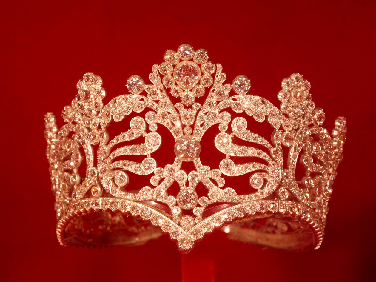 O diadema (coroa) da Impressora Josephine de Beauharnais (Marie-Joseph-Rose de Tascher de la Pagerie) (1763-1814). 1804-1809. Coleção privada de Unknown artist