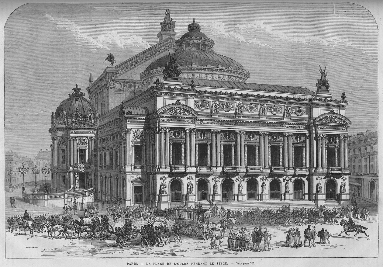 O cerco de Paris pelos prussianos. 1871. Place de l
