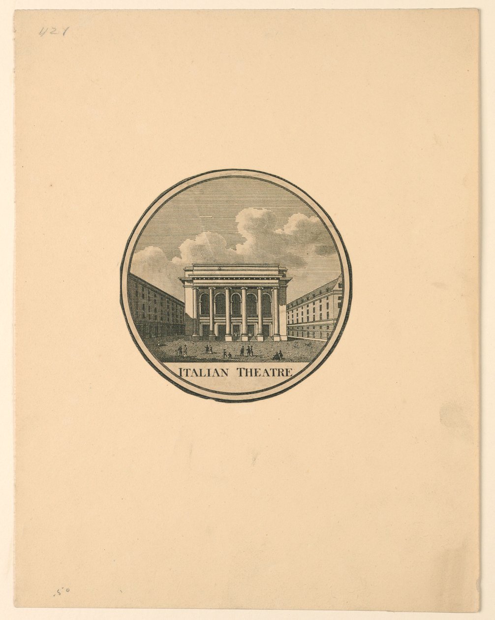 Teatro Italiano, Paris de Unknown artist