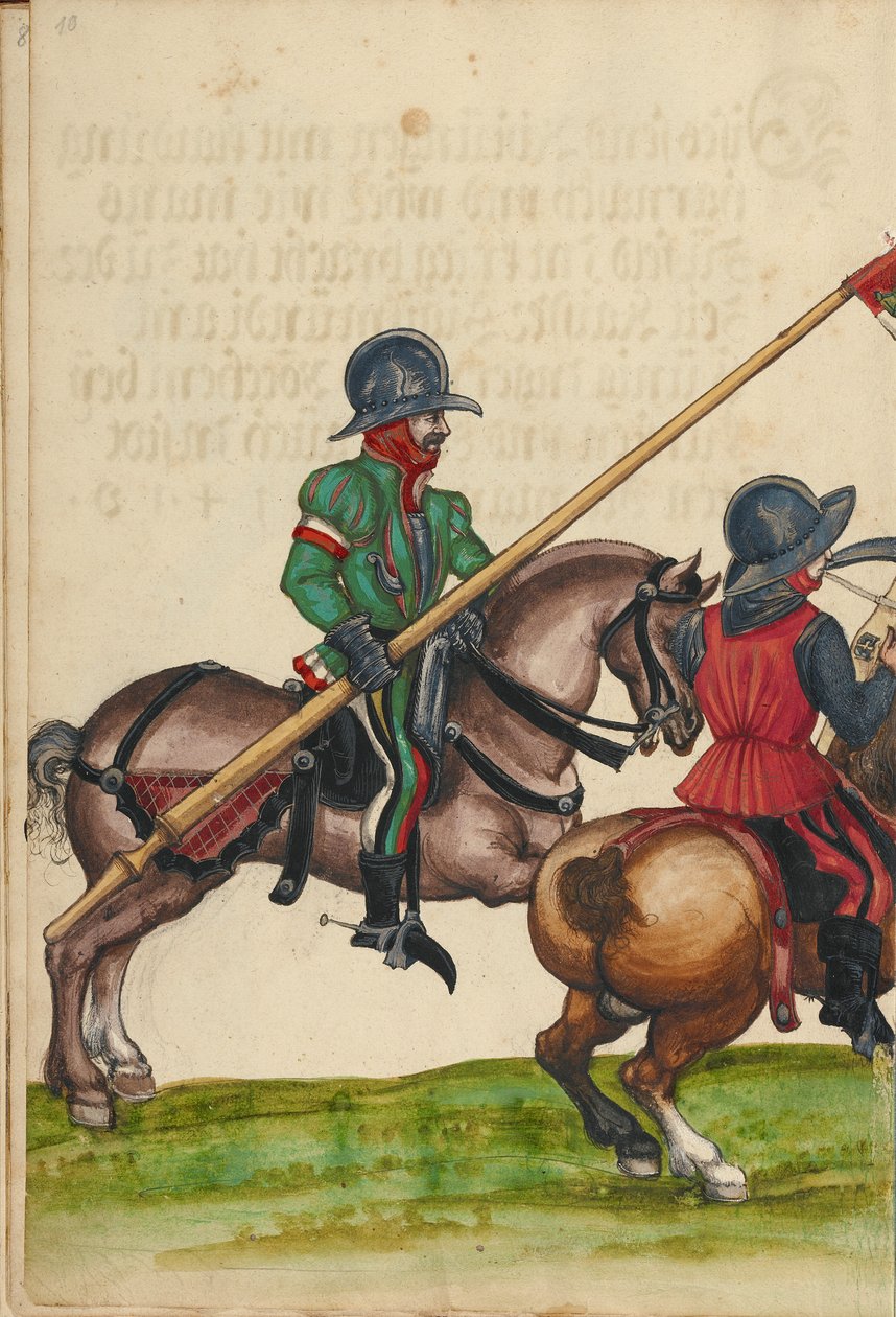Três cavaleiros com armadura do tempo do Imperador Sigismundo de Unknown artist