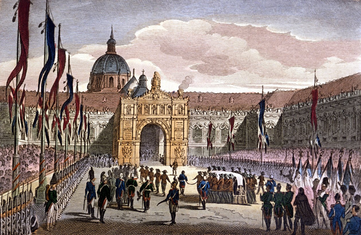 Transferência das cinzas de Napoleão I para os Inválidos, Paris de Unknown artist