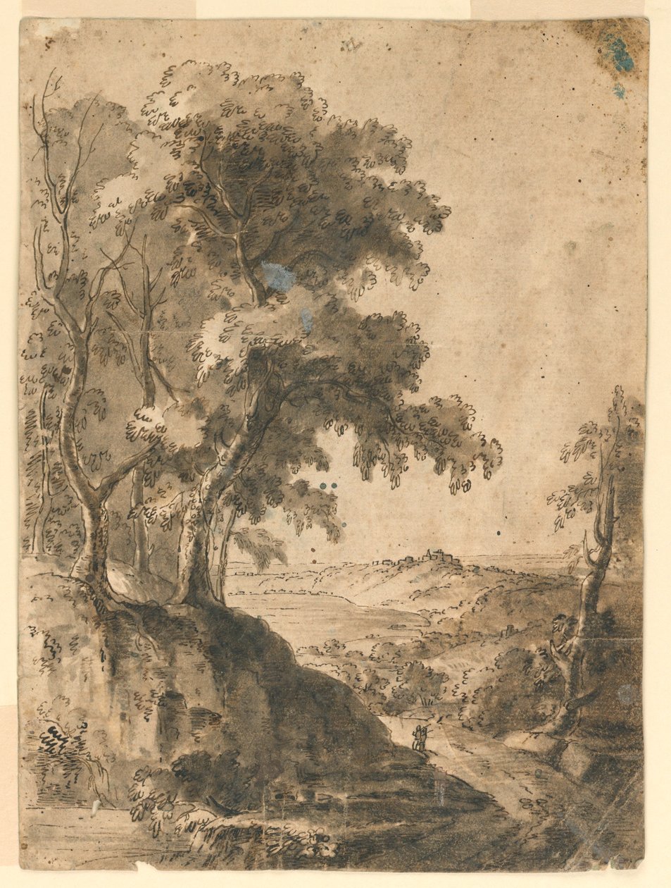 Árvore na paisagem de Unknown artist