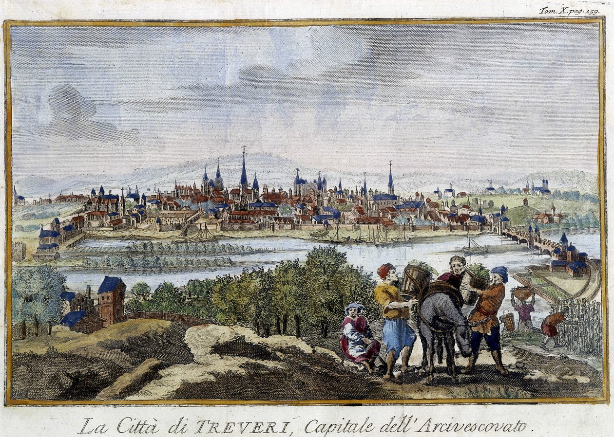 Trier por volta de 1790 de Unknown artist