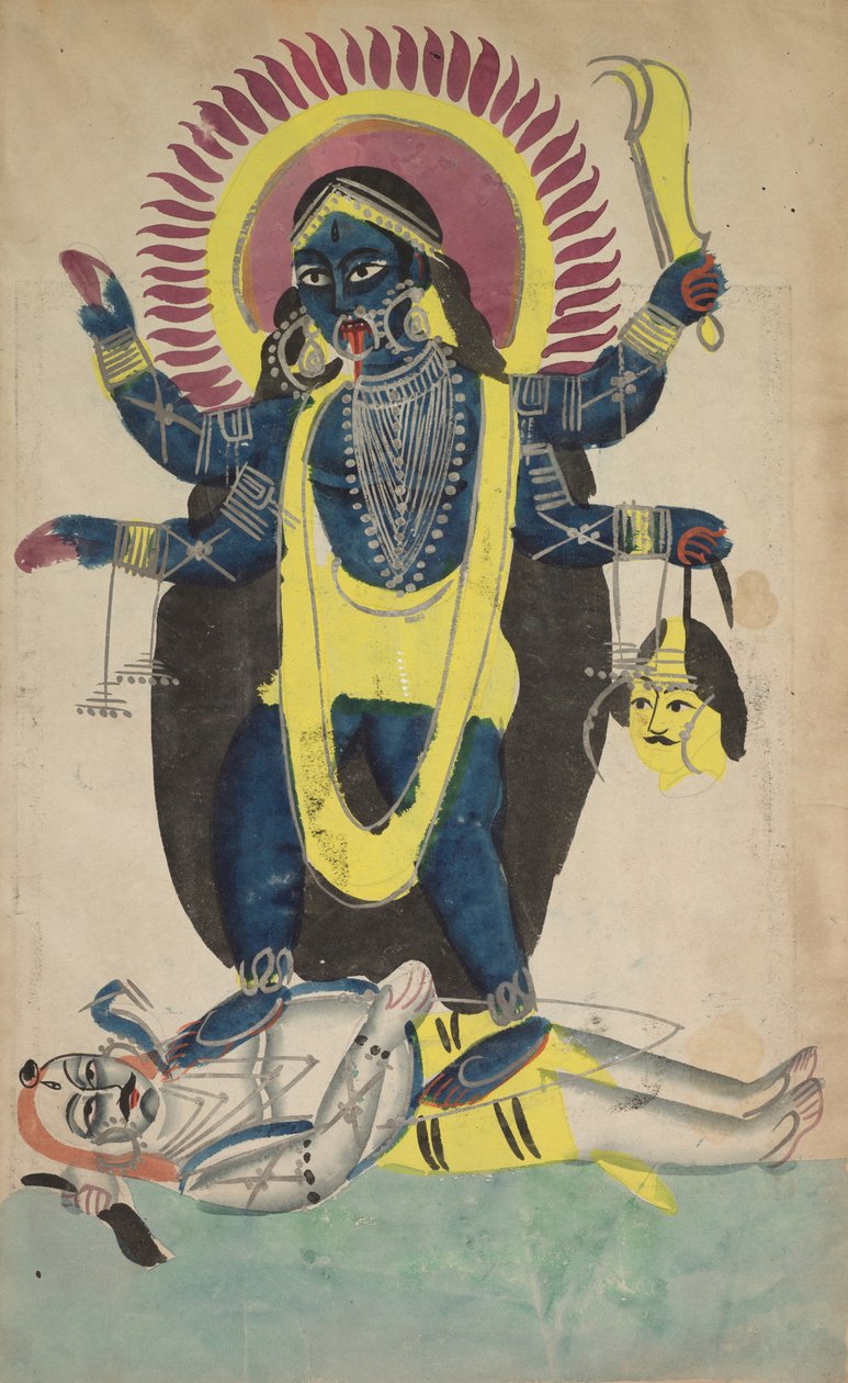 Dois Aspectos de Kali de Unknown artist