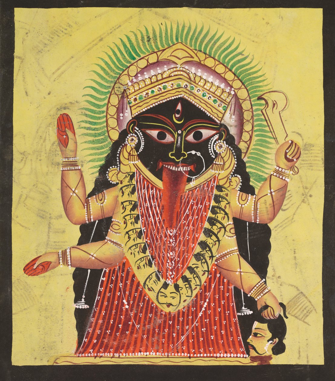 Dois Aspectos de Kali: Kali Consagrada de Unknown artist