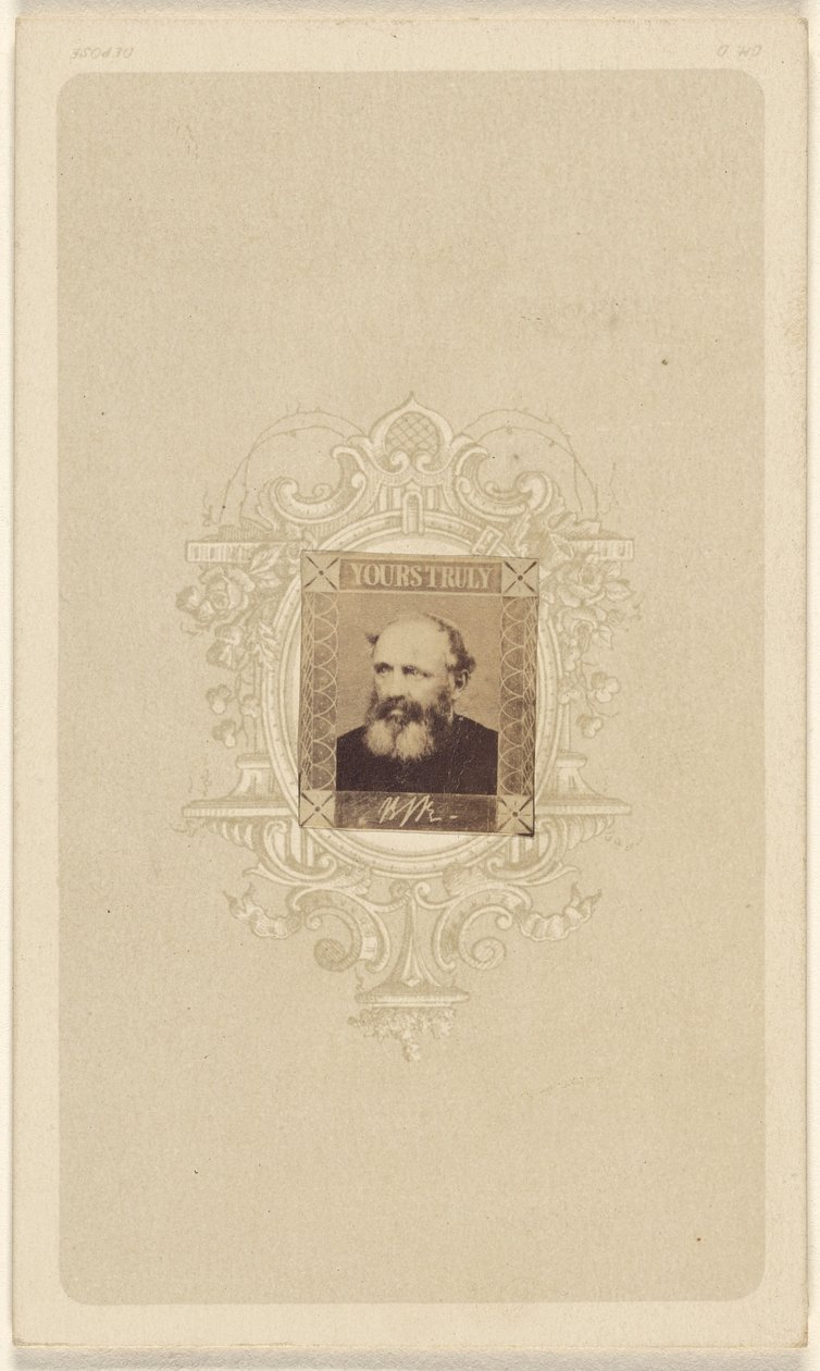 [Homem calvo não identificado com barba grisalha e cheia]. de Unknown artist