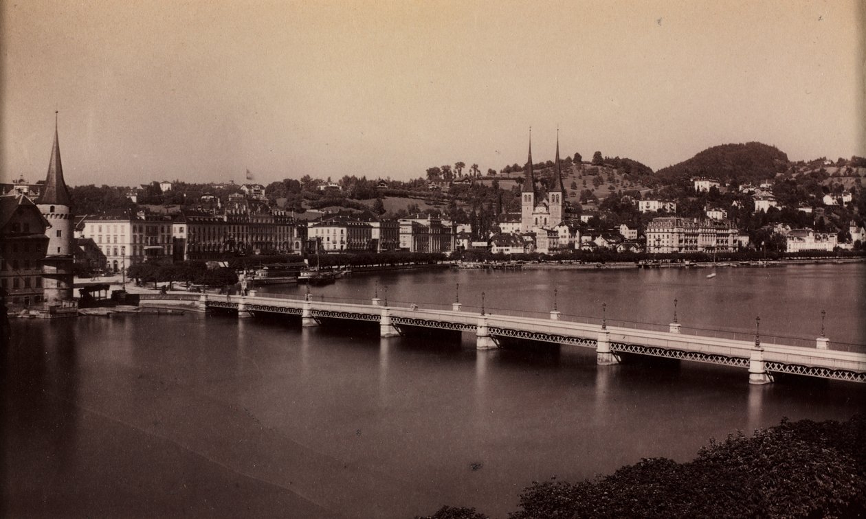 Sem título (Ponte com a Cidade à Distância) de Unknown artist