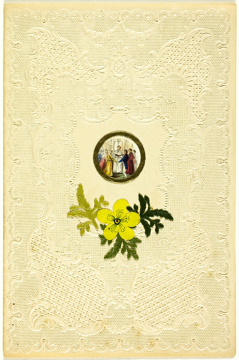 Valentine sem título (cena de casamento) de Unknown artist