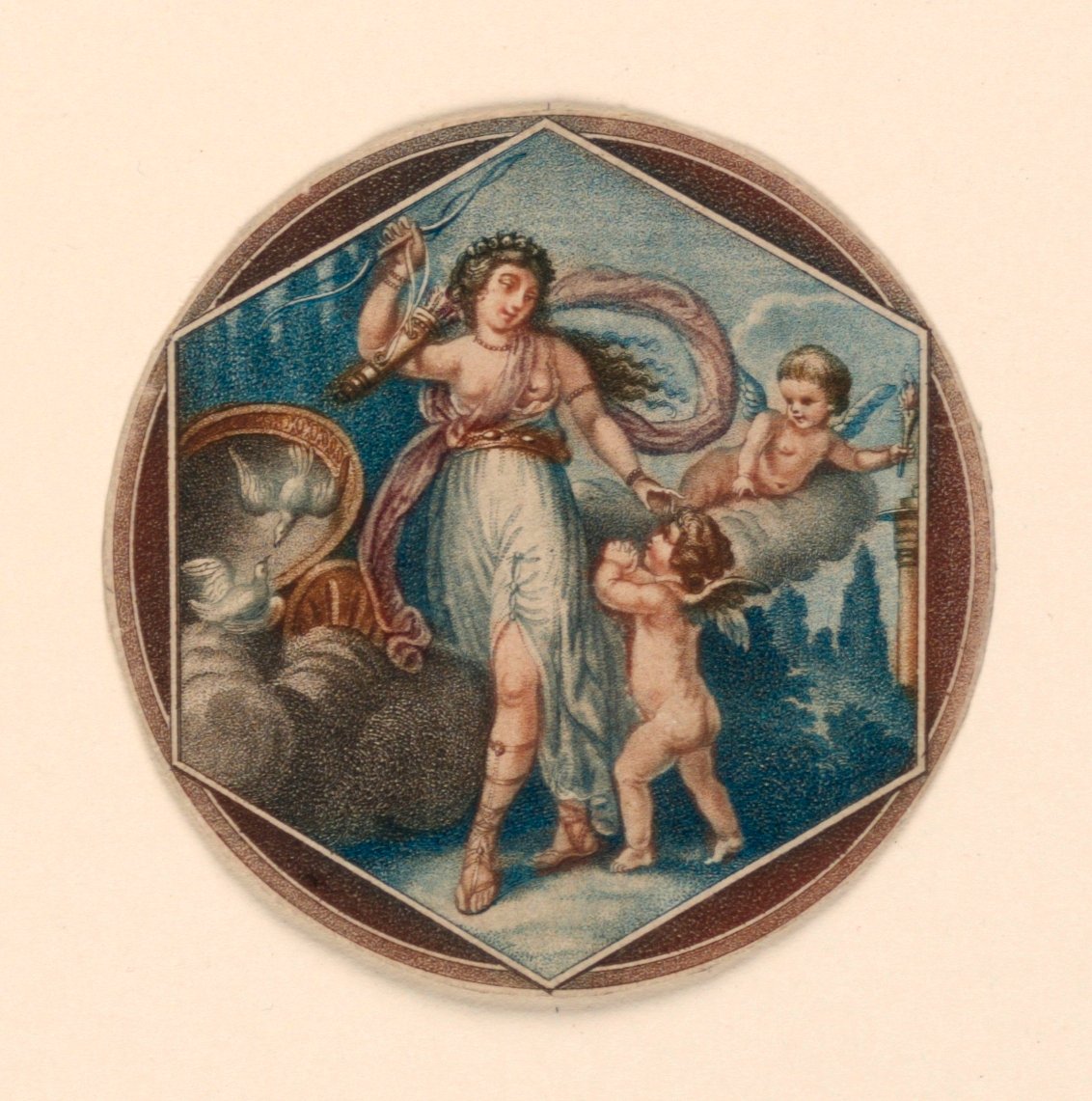 Vênus e Cupido de Unknown artist