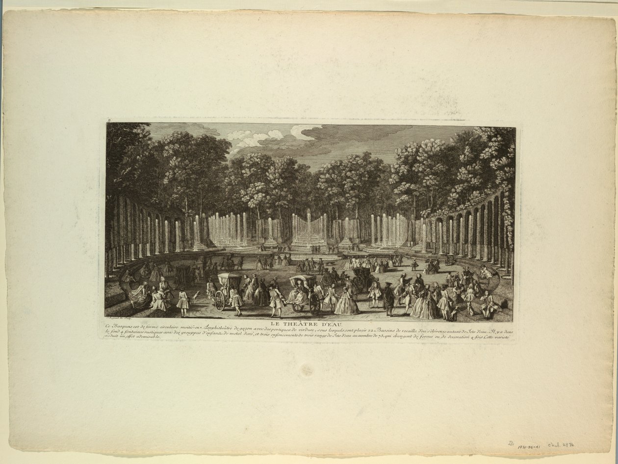 Versalhes, Jardins, Teatro Aquático de Unknown artist