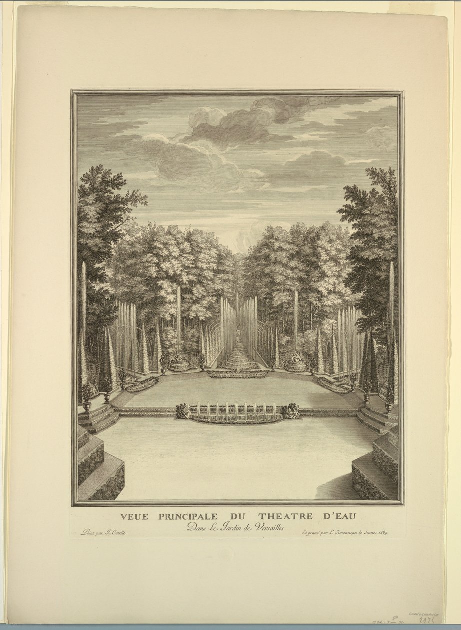 Versalhes, Jardins, Teatro Aquático de Unknown artist