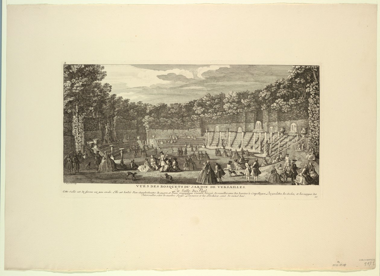 Versalhes, Bosques do Jardim, Salão de Baile de Unknown artist