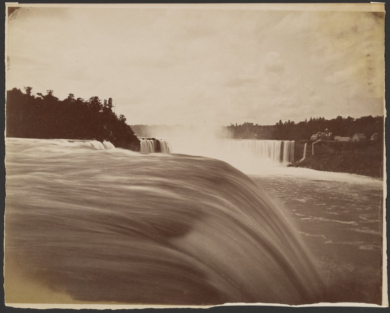 [Vista das Cataratas do Niágara]. de Unknown artist