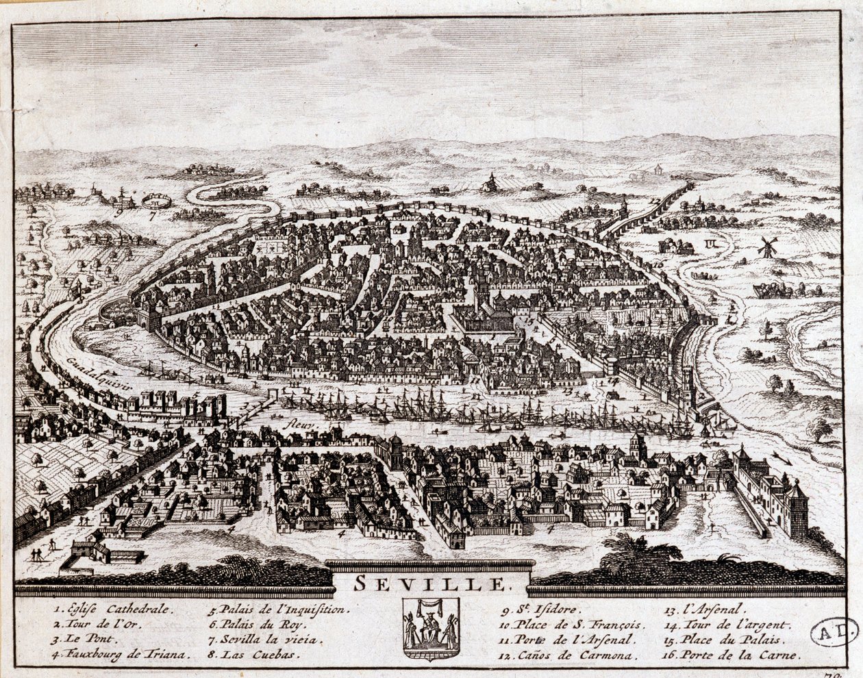 Vista de Sevilha de Unknown artist