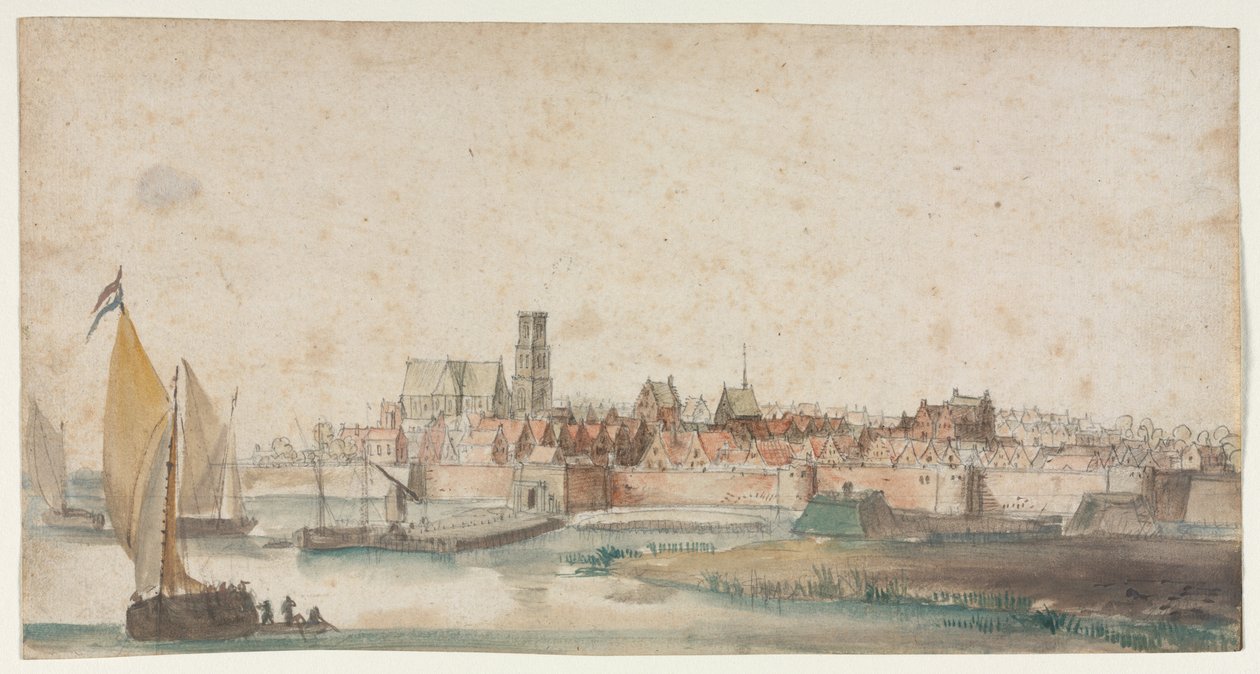 Vista de St. Geertruidenberg de Unknown artist