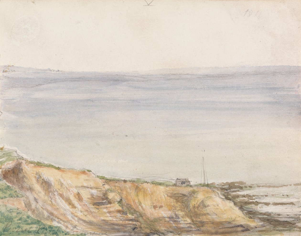Vista da Baía de Swanage, Dorset de Unknown artist