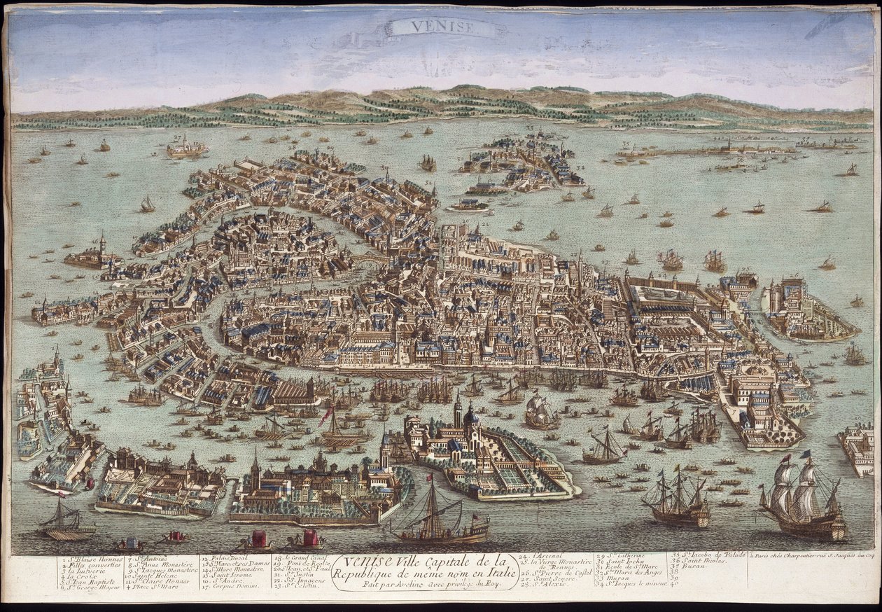 Vista de Veneza de Unknown artist