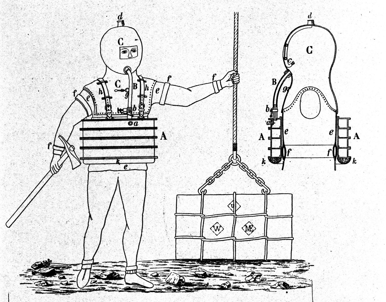 O fato de W.H. James de 1824. de Unknown artist