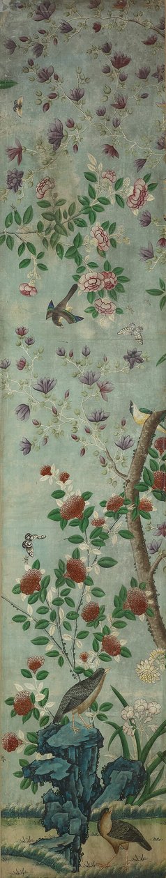 Painel de parede: Pássaros e flores de Unknown artist